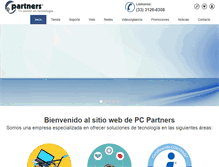 Tablet Screenshot of pcpartners.com.mx